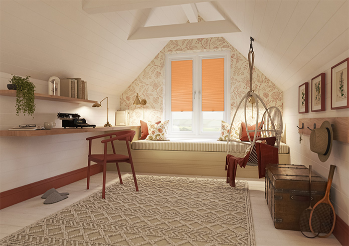 Umbra (Blackout), Orange - Stick Fit Honeycomb Blind - Image 7